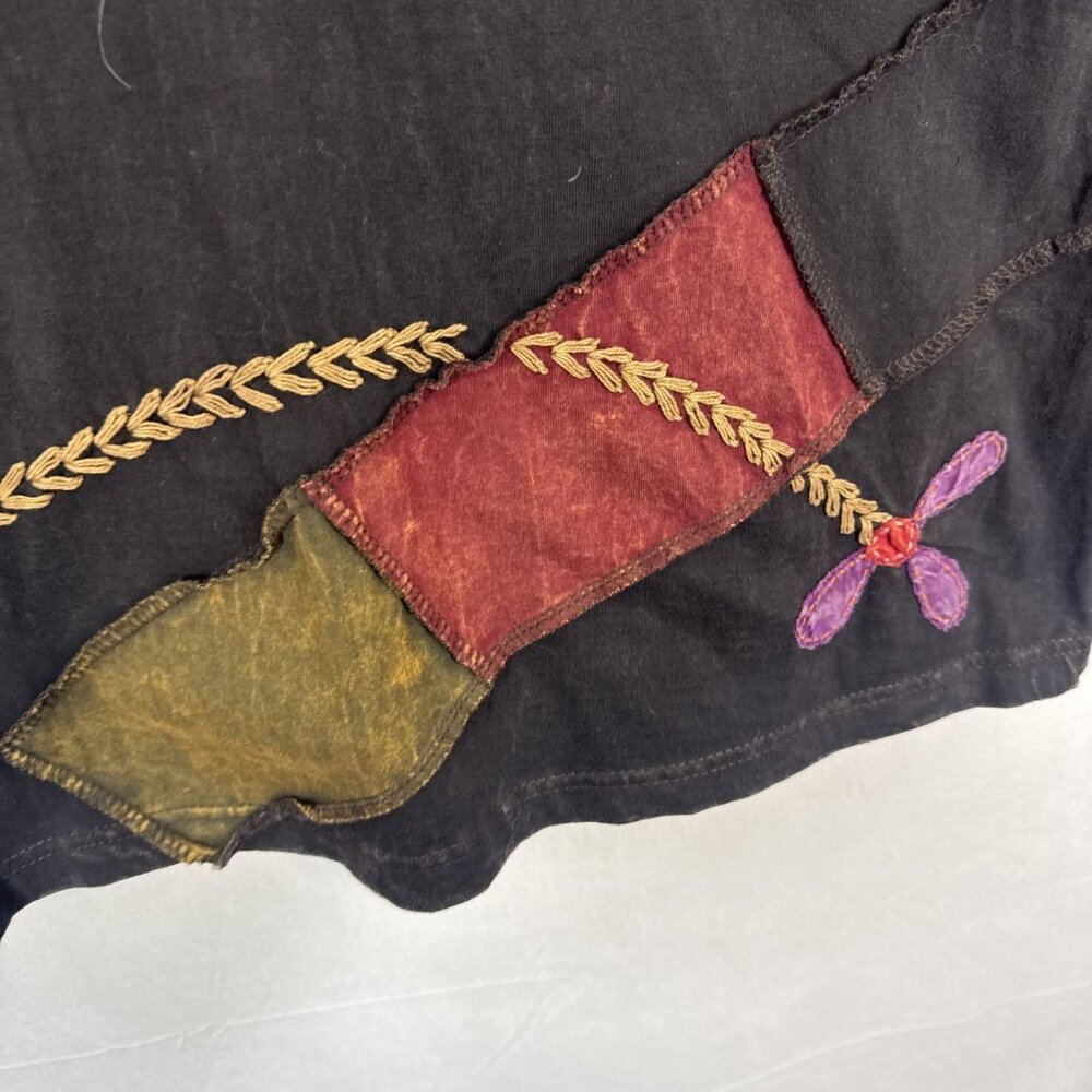 Rising International Boho Patchwork Zip Hoodie Ja… - image 4